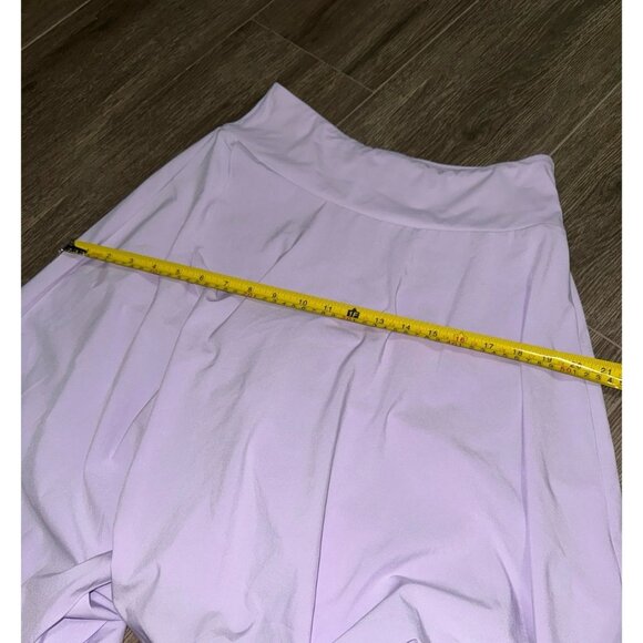 NWOT Halara breezeful high low skirt with shorts Size S purple lavender color - Picture 2 of 10